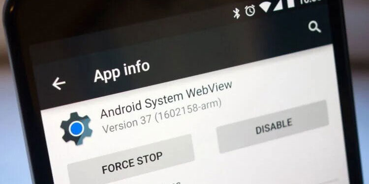 "Android WebView не обновляется" или "System WebView не обновляется"