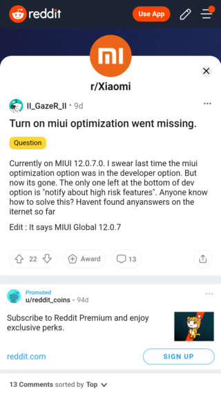 Что делать, если на Xiaomi пропал пункт Оптимизация MIUI?