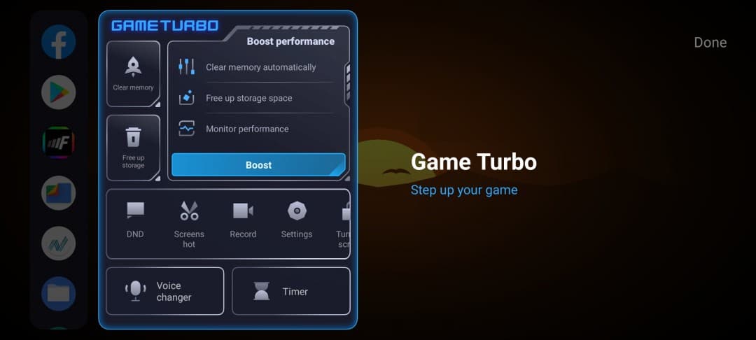 Poco X5 game turbo 