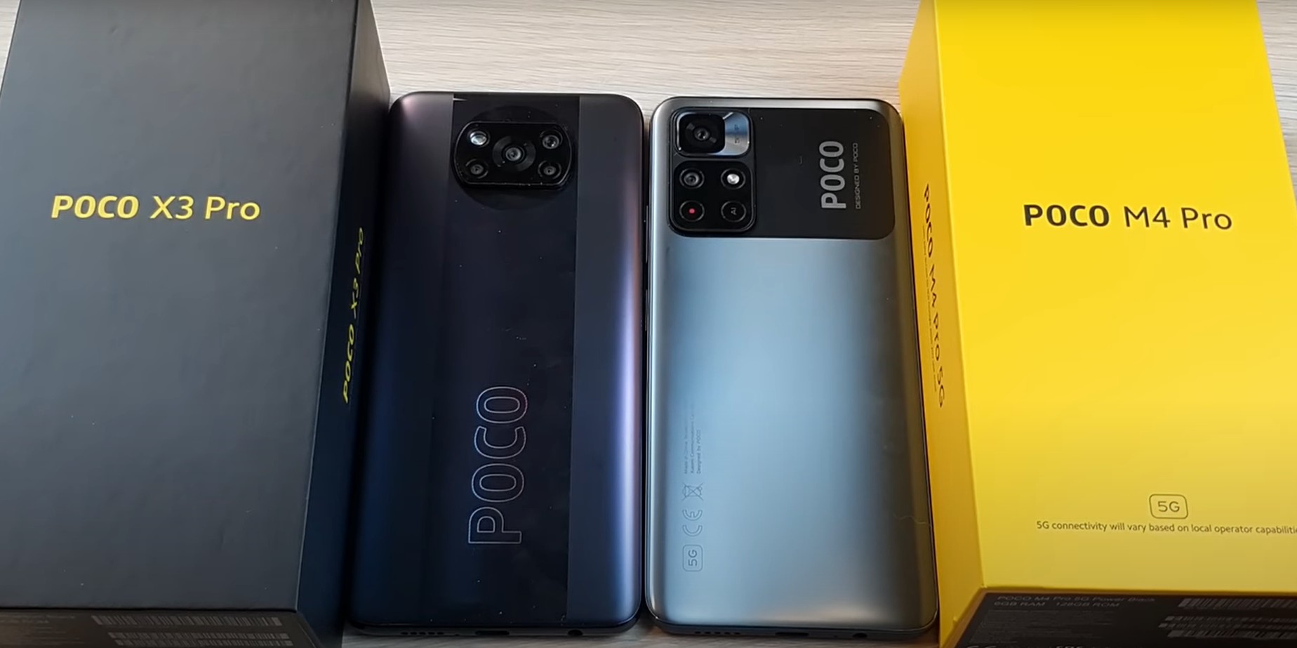 Сравнение смартфонов Poco M4 Pro 5G vs Poco X3 Pro: какую модель выбрать